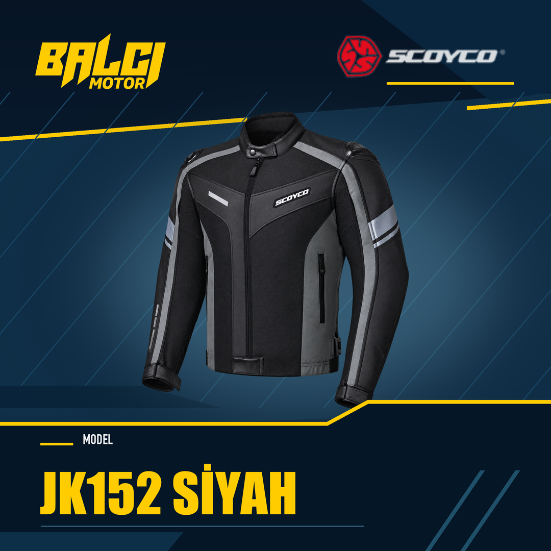 SCOYCO JK152 Siyah motosiklet montu